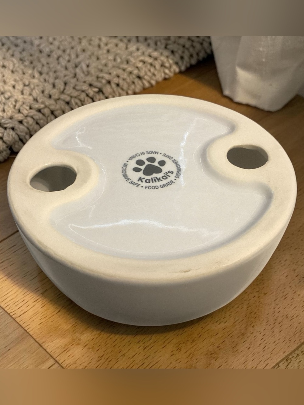 Ceramic Slow Feeder Dog & Cat Bowl | Food Grade | New - Picture 5 of 6